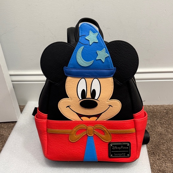 Loungefly Disney parks sorcerer Mickey Mouse backpack